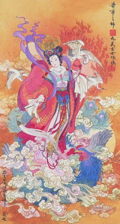 玄女娘娘|九天玄女（中国古代神话中的女神）